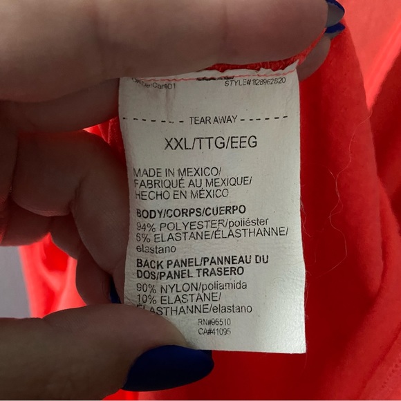 Under Armour Racerback Tank in Beta Orange - Picture 11 of 12